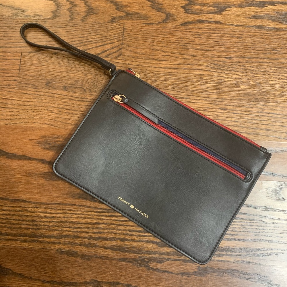 Genuine Leather Tommy Hilfiger Clutch Wristlet